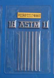 Van de Draadpenetrameter van ASME E1025 ASTM E747 van het de Penetrometerbeeld de Kwaliteitsindicator IQI