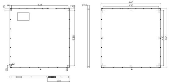 Amorfe silicium sensoren Flat panel detector Dynamische DR en niet-destructieve testen