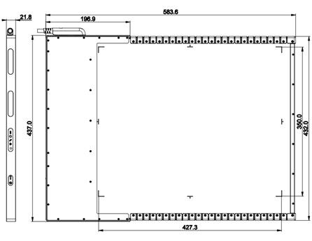 139 Micron Amorf Silicium A-Si Gekrompen A-Si DR Niet-destructieve test