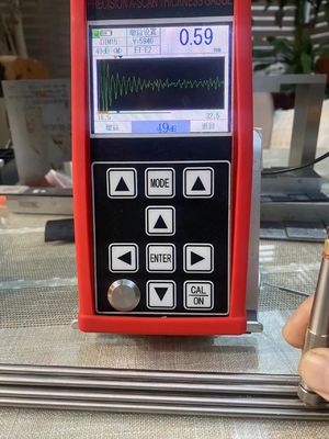 Een scan B scan 0,001mm htigh resolutie doordringende coating ultrasone dikte meter