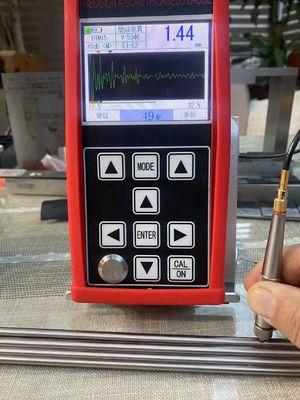 Een scan B scan 0,001mm htigh resolutie doordringende coating ultrasone dikte meter