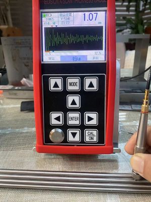 Een scan B scan 0,001mm htigh resolutie doordringende coating ultrasone dikte meter