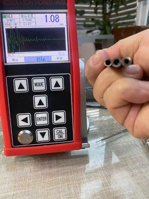 Een scan B scan 0,001mm htigh resolutie doordringende coating ultrasone dikte meter