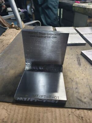 PT DYE Penetrant Inspection Training and Examination Standard Testing Specimen Block Kit