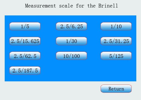 Het Materiaal van de de Hardheidstest van hbrv-187.5DX Knoop 2.5X Brinell